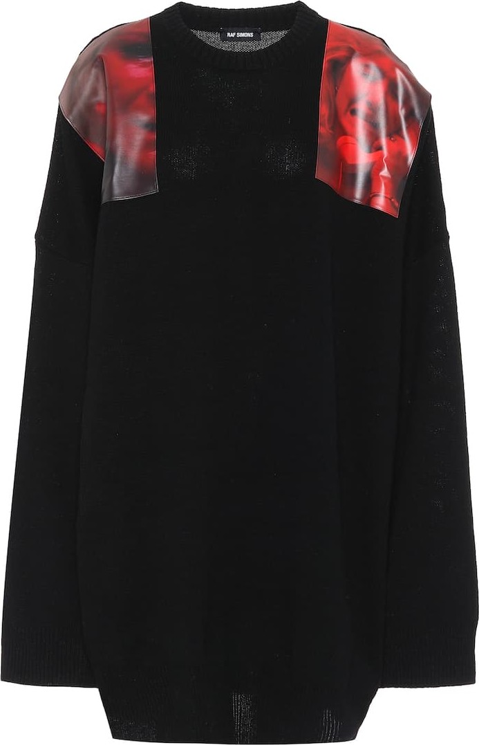 Raf Simons Printed wool sweater