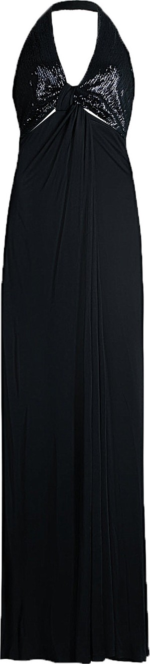Galvan Contrast Twist Dress