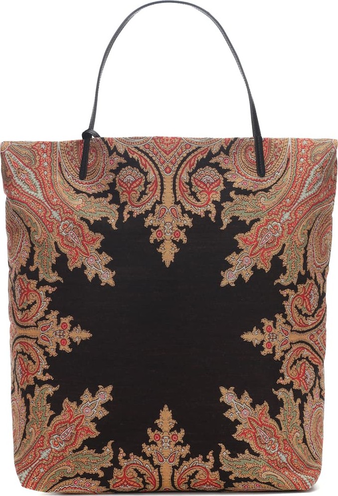 Etro Cotton-blend jacquard tote