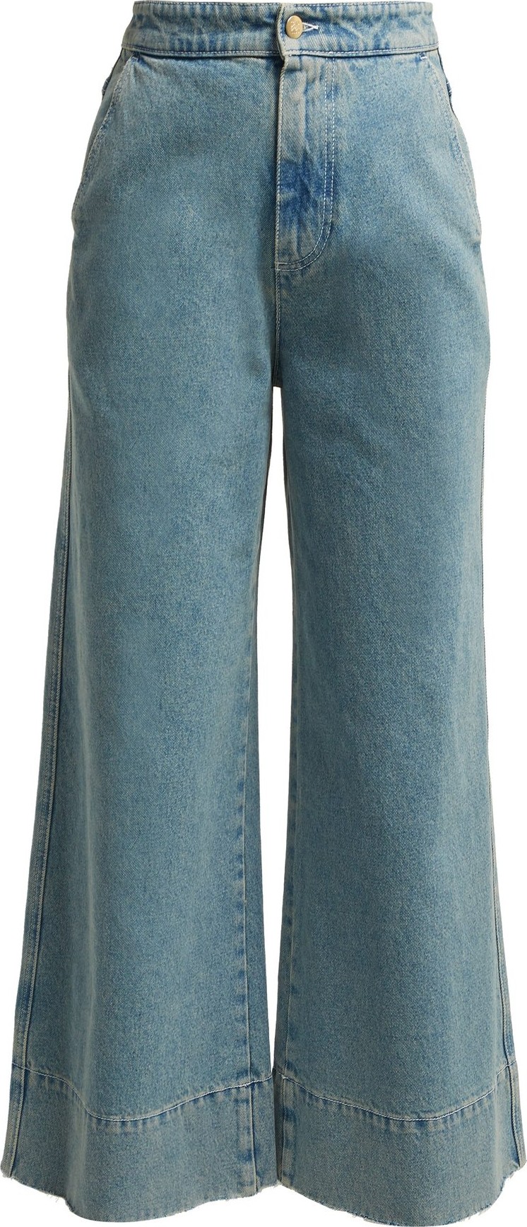 LOEWE High-rise wide-leg jeans