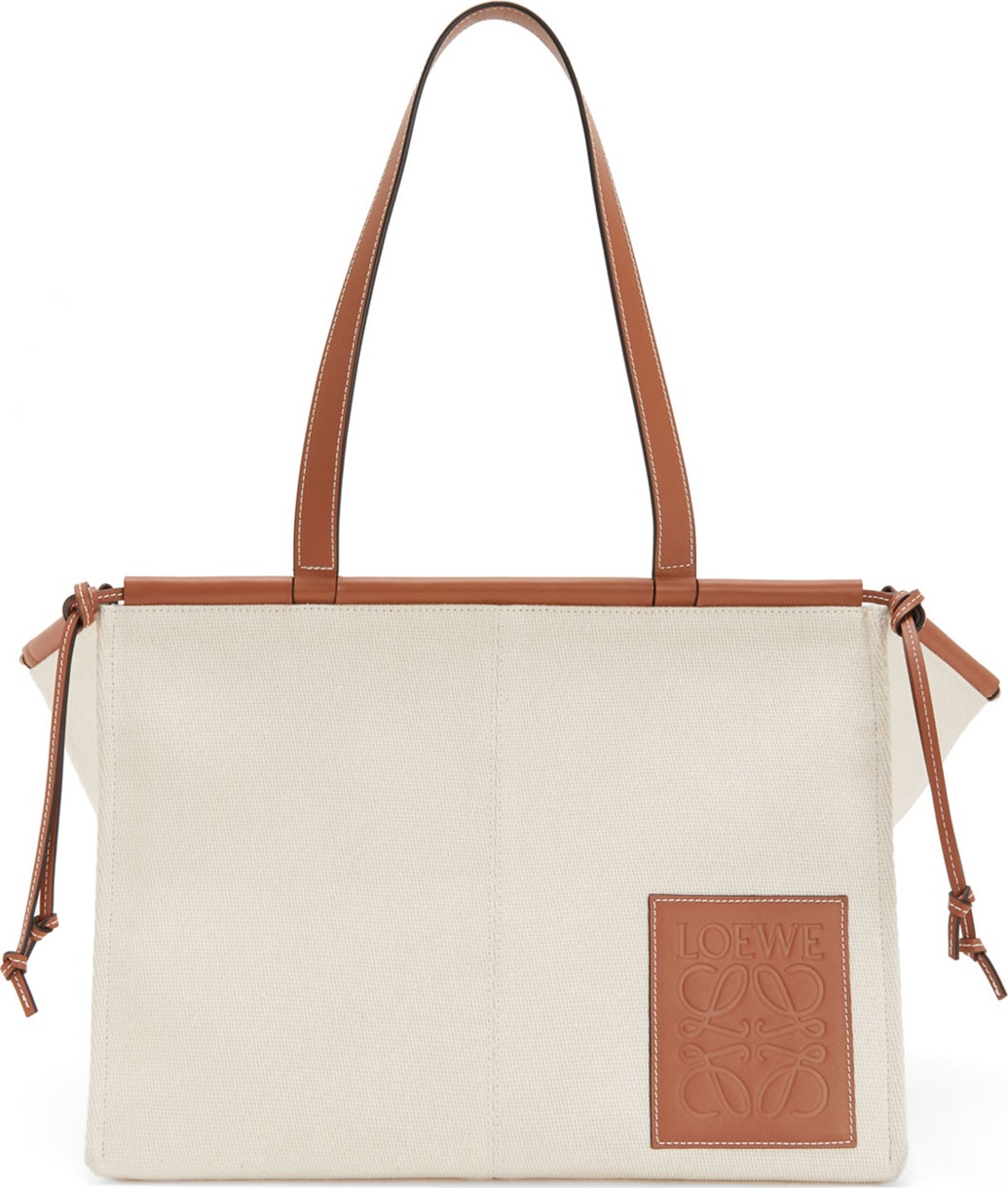 LOEWE x Paula's Ibiza Large Canvas Cushion Tote Bag