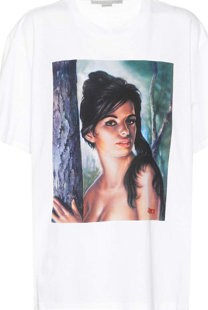 Stella McCartney Printed cotton T-shirt