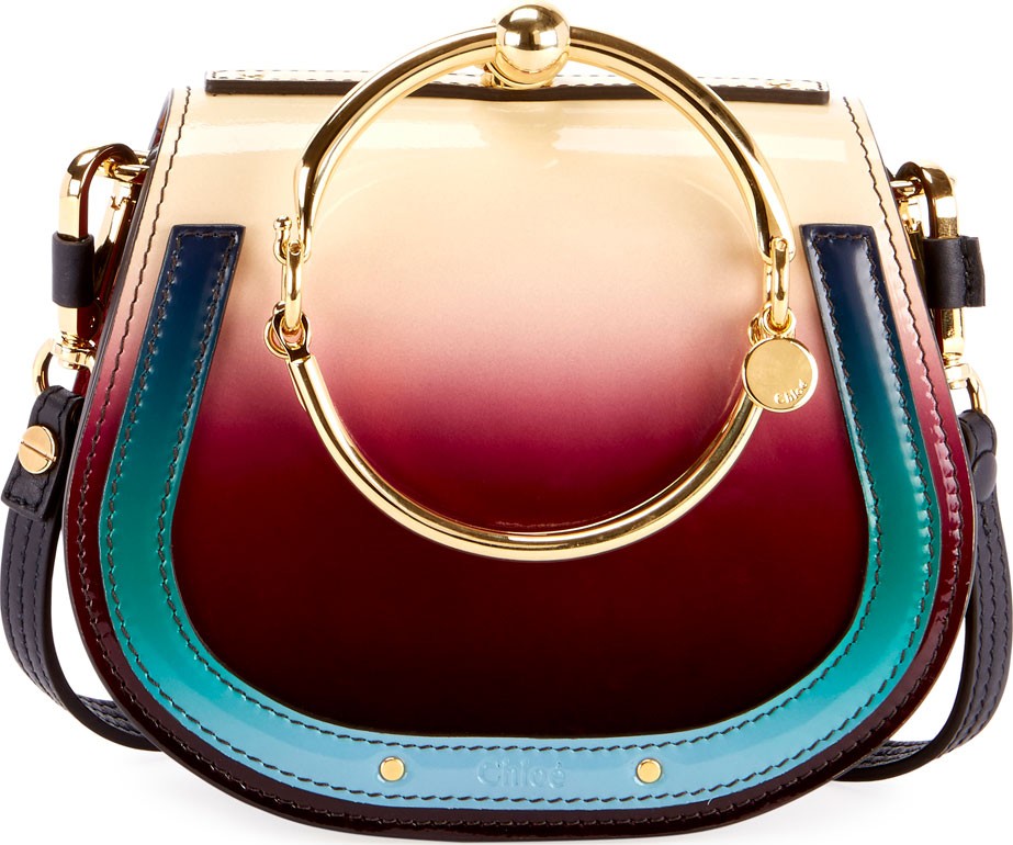 Chloe Nile Small Color Shading Satchel Bag