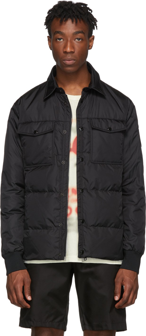 Moncler Black Down Gruss Jacket