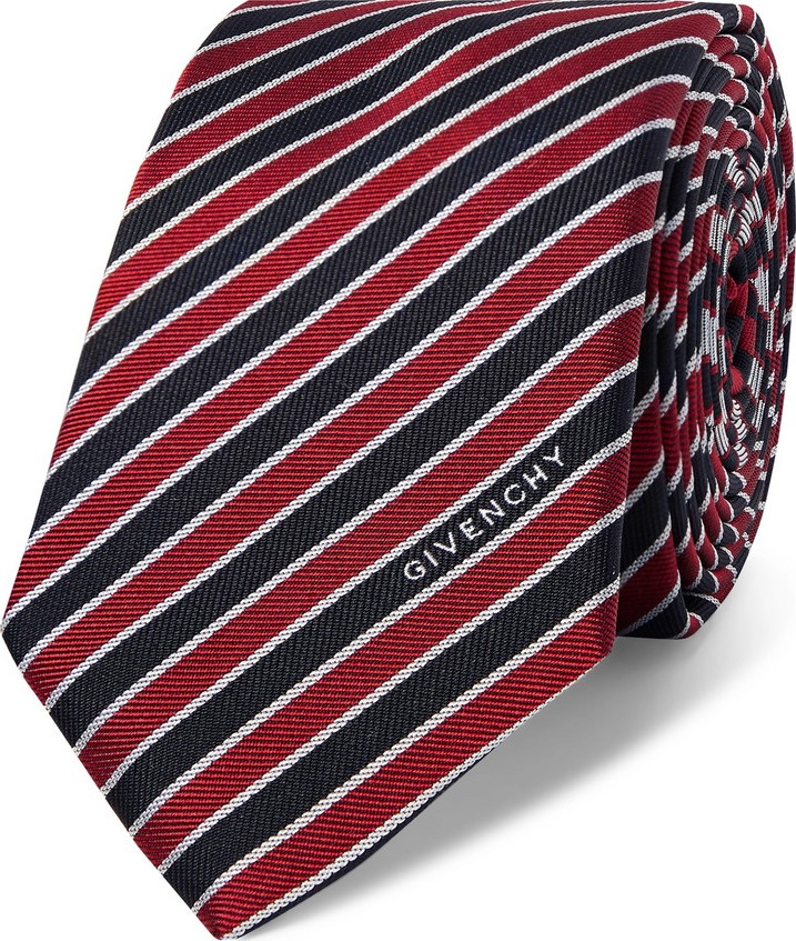 Givenchy 6.5cm Striped Silk Tie