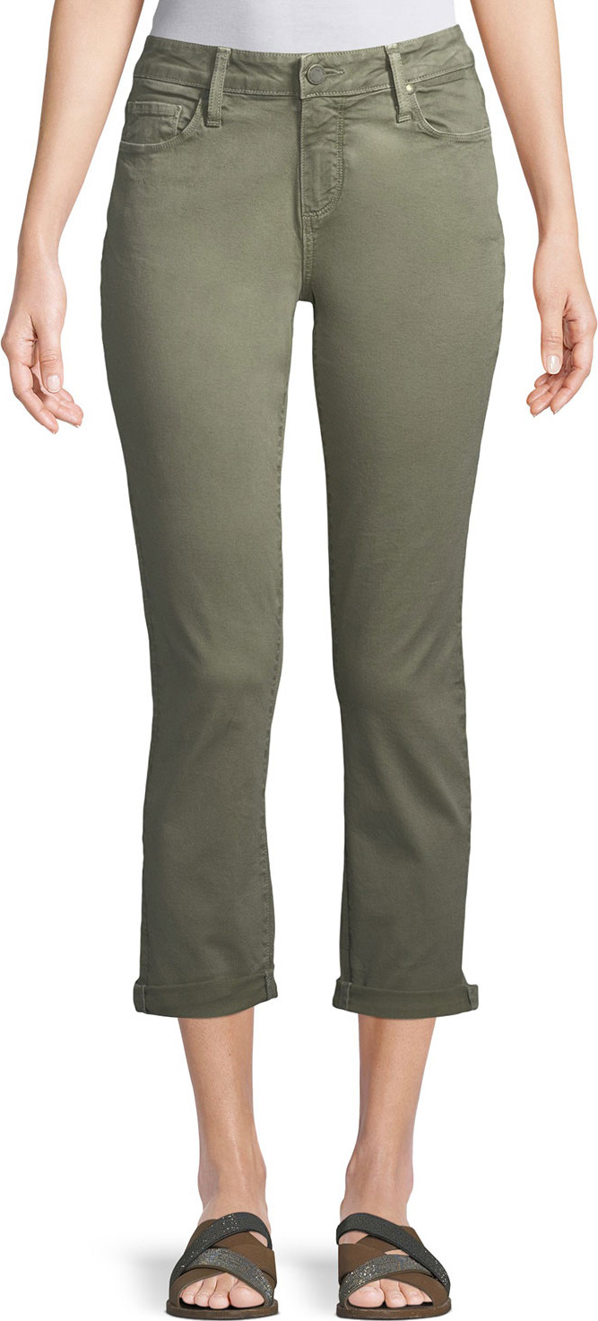 PAIGE Brigette High-Rise Tailored Straight-Leg Jeans