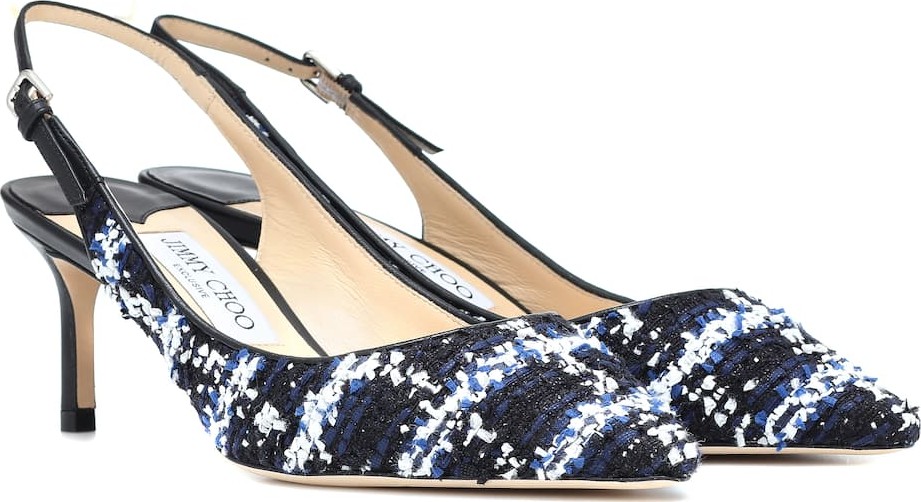 Jimmy Choo Exclusive to Mytheresa – Erin 60 tweed slingback pumps