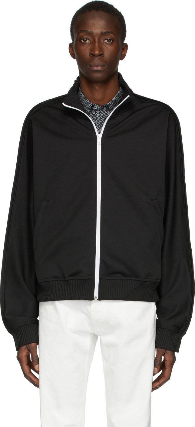 Maison Margiela Black Rodier Zip-Up Sweatshirt Maison Margiela Black Rodier Zip-Up Sweatshirt