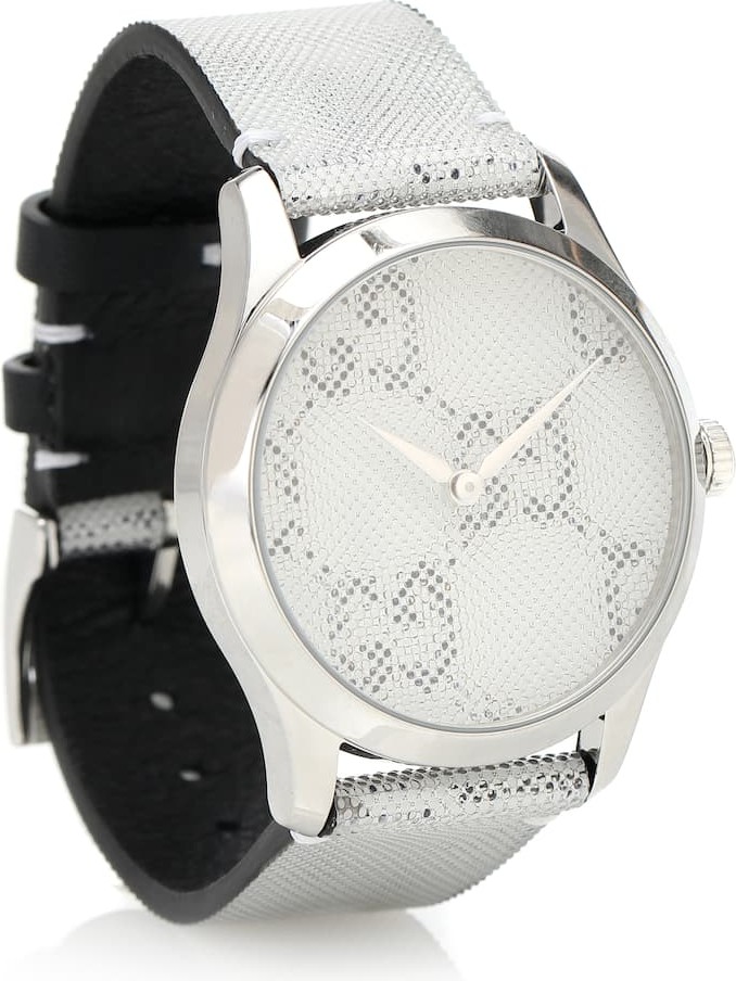 Gucci G-Timeless 38mm stainless steel watch