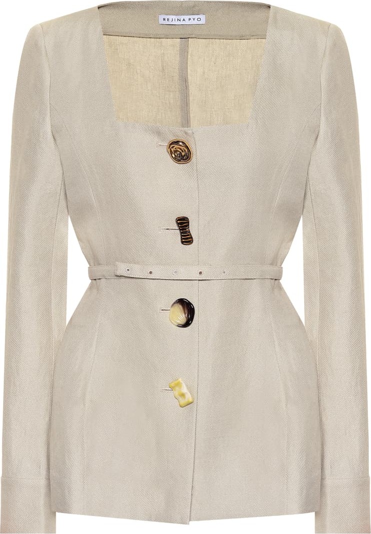 Rejina Pyo Martina linen blazer
