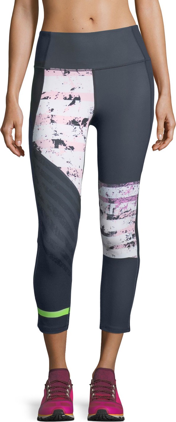 Under Armour Mirror High-Rise Printed Crop Performance Leggings