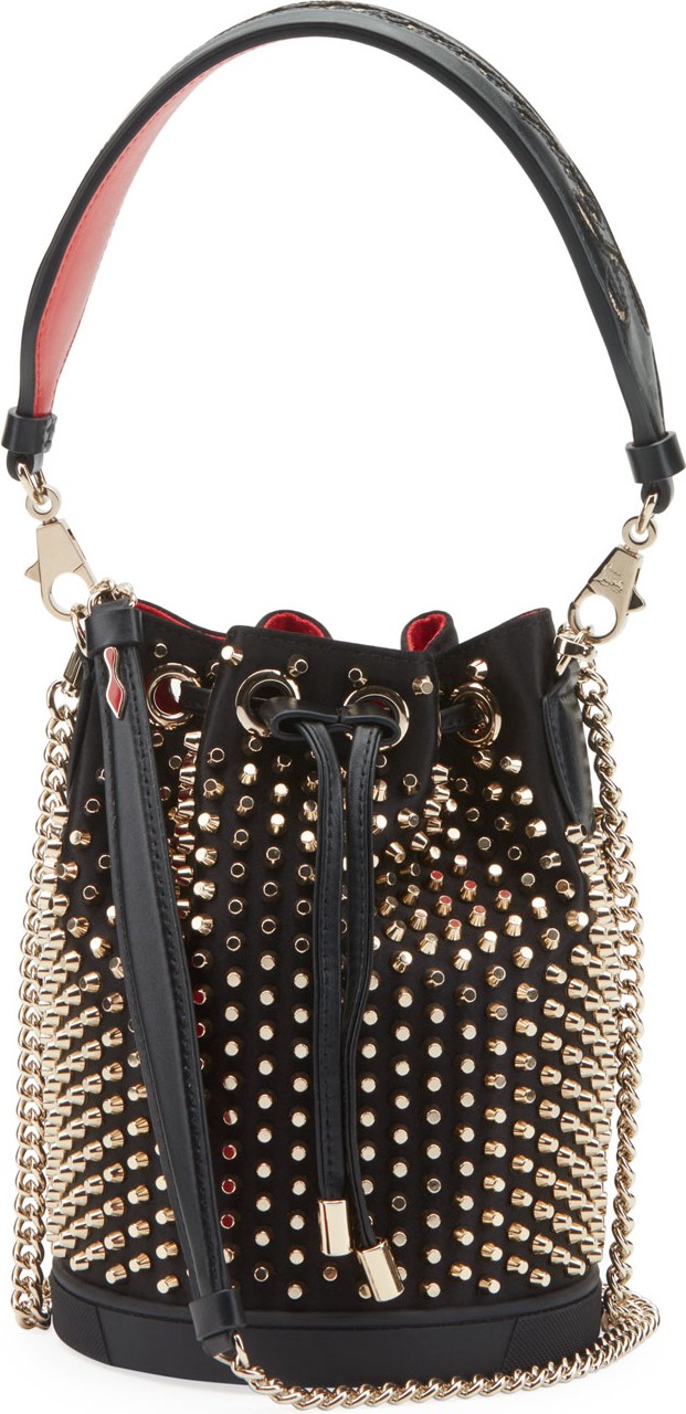 Christian Louboutin Marie Jane Studded Bucket Bag