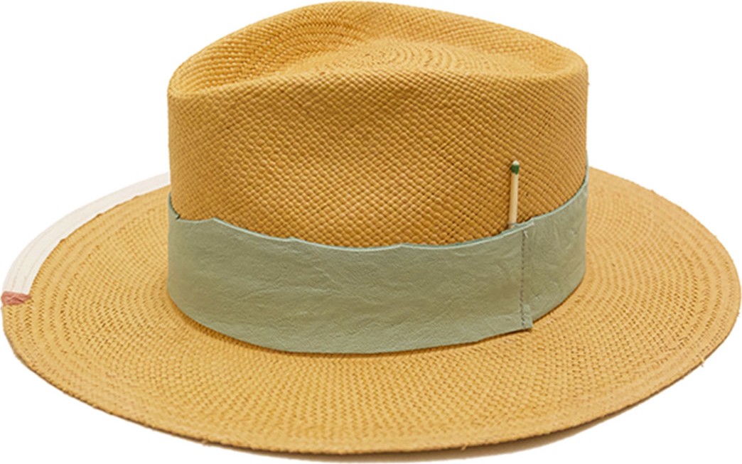 Nick Fouquet Playa Verde Straw Fedora Hat