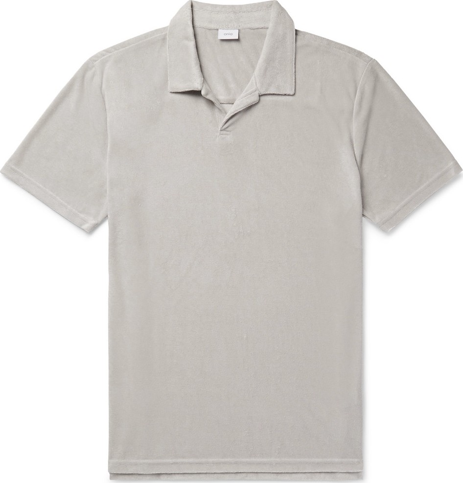 Onia Modal-Blend Terry Polo Shirt