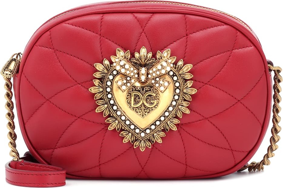 Dolce & Gabbana Devotion Camera leather shoulder bag