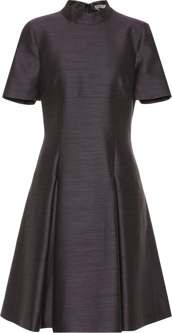 Bottega Veneta Wool and silk fil-à-fil dress