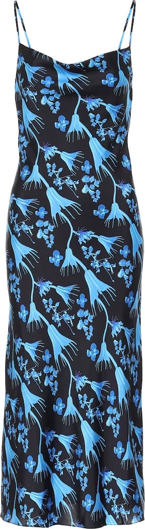 Marine Serre Floral slip dress