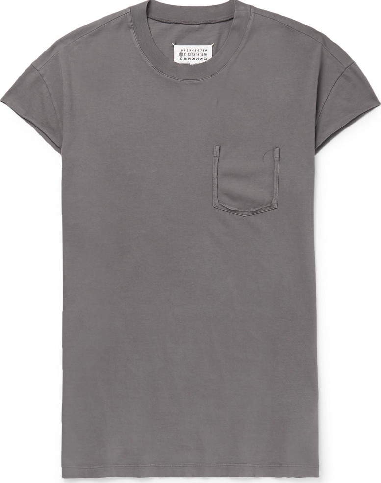 Maison Margiela Distressed Cotton-Jersey T-Shirt