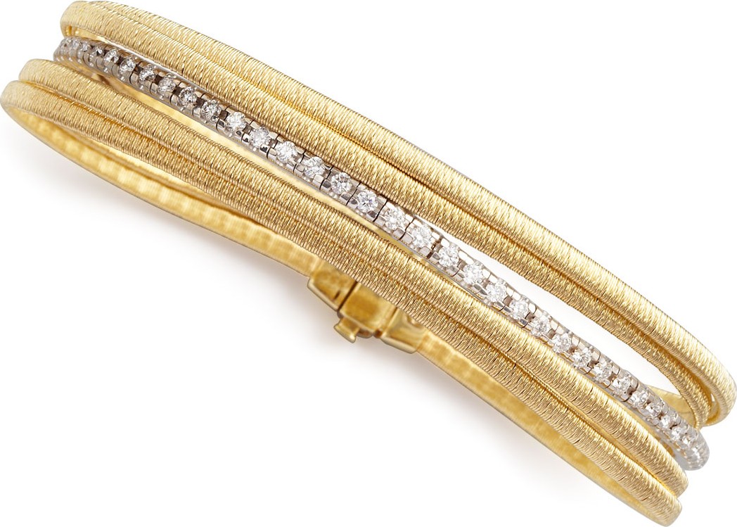 Marco Bicego Diamond Cairo 18k Five-Strand Bracelet
