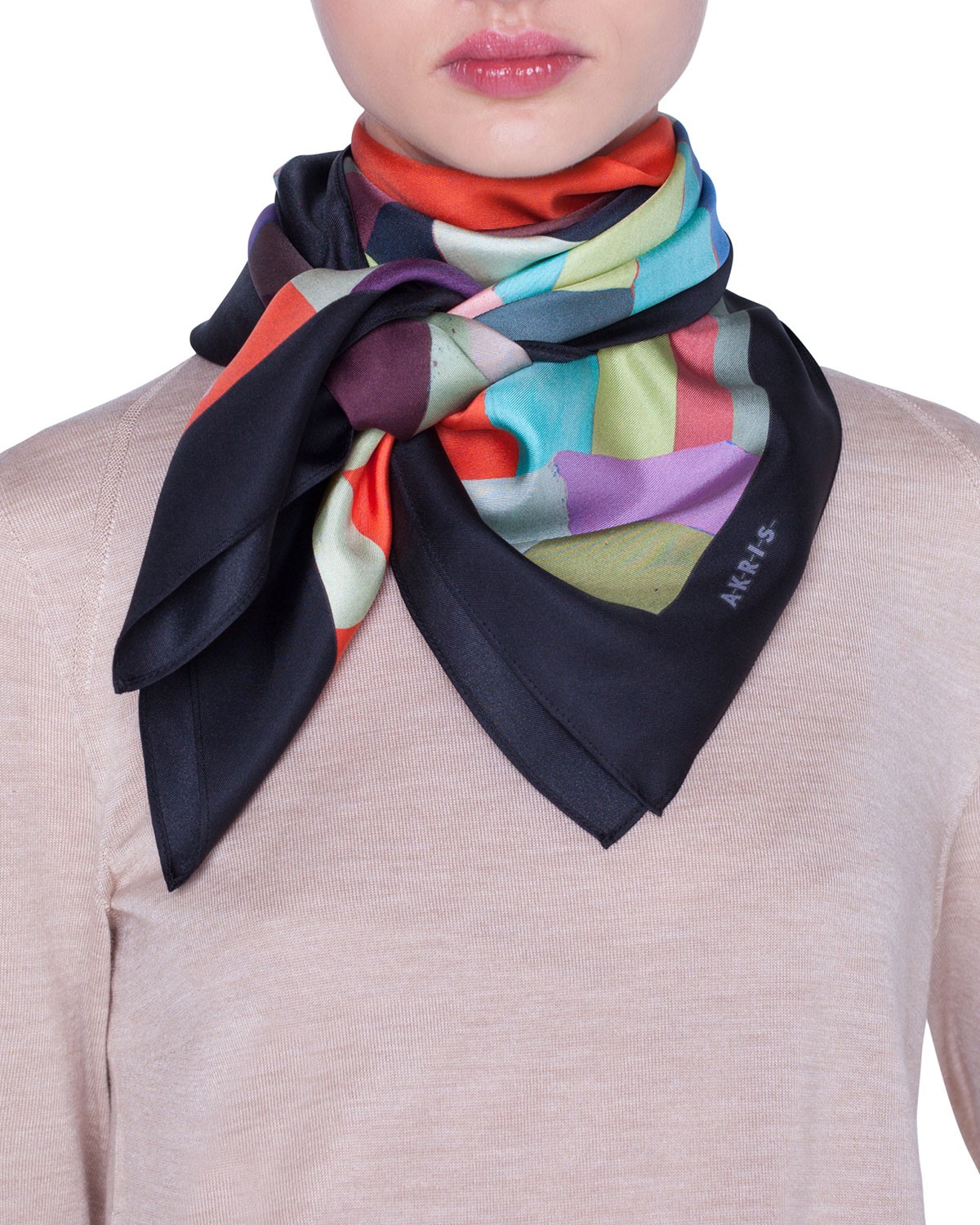 Akris Summer Silk Square Scarf