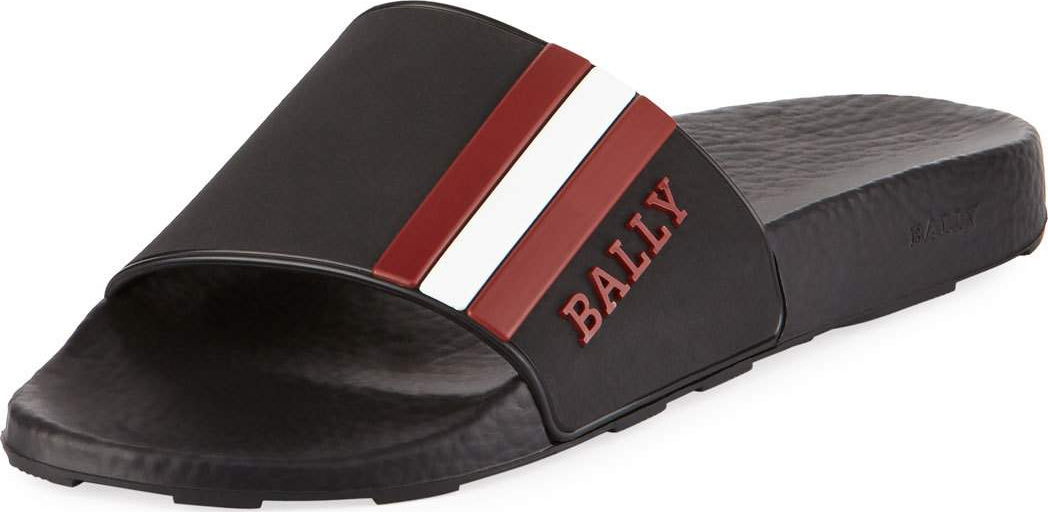 Bally Saxor Rubber Slide Sandal