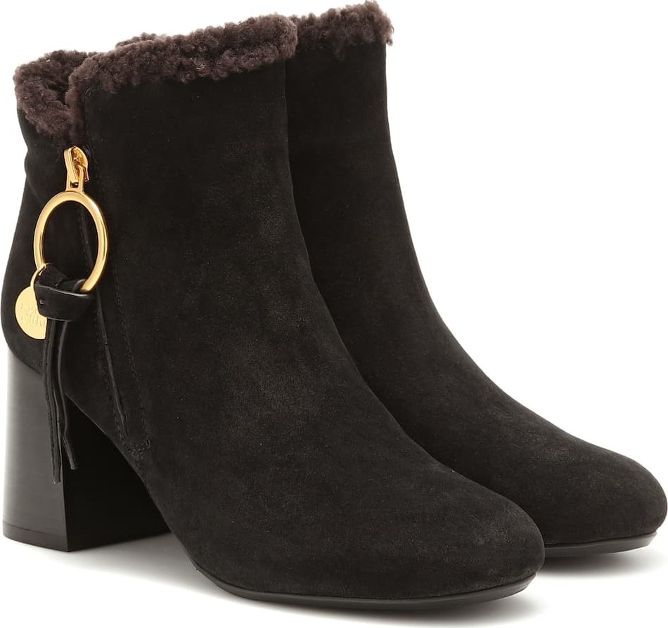 See By Chloé Louise suede ankle boots