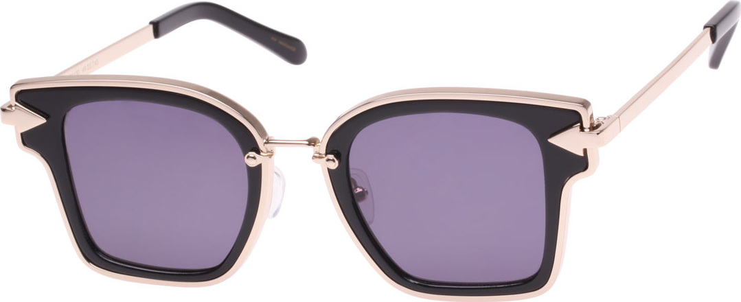 Karen Walker Rebellion Two-Tone Square Sunglasses