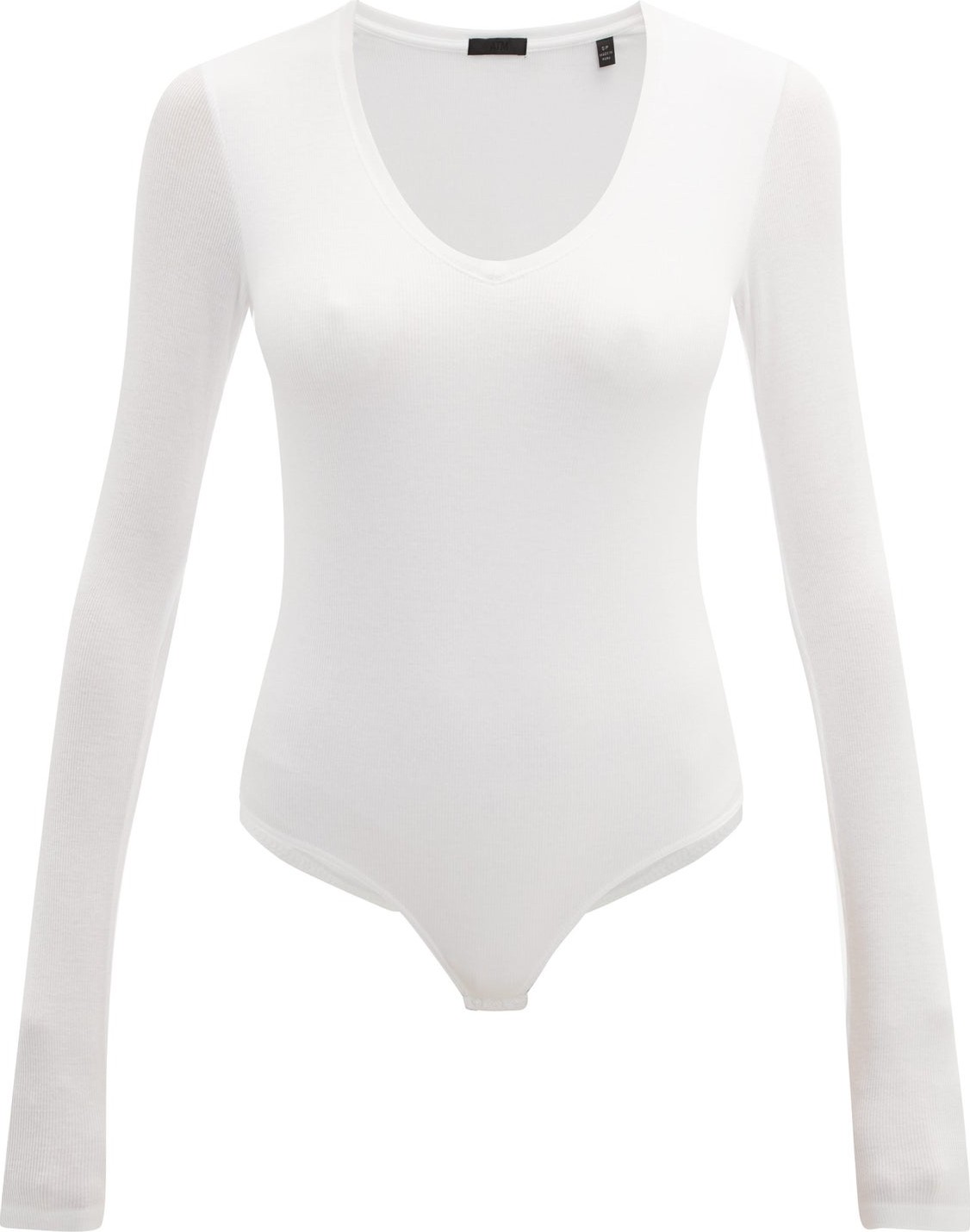 ATM Anthony Thomas Melillo Ribbed scoop-neck bodysuit