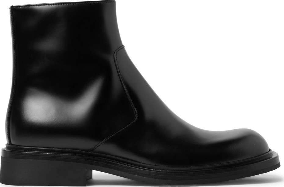 Prada Leather Chelsea Boots
