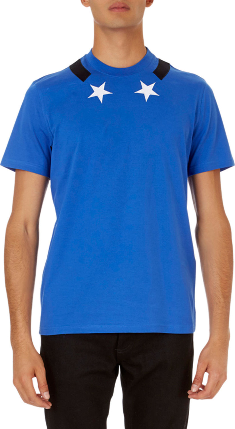 Givenchy Star-Collar Cuban-Fit T-Shirt