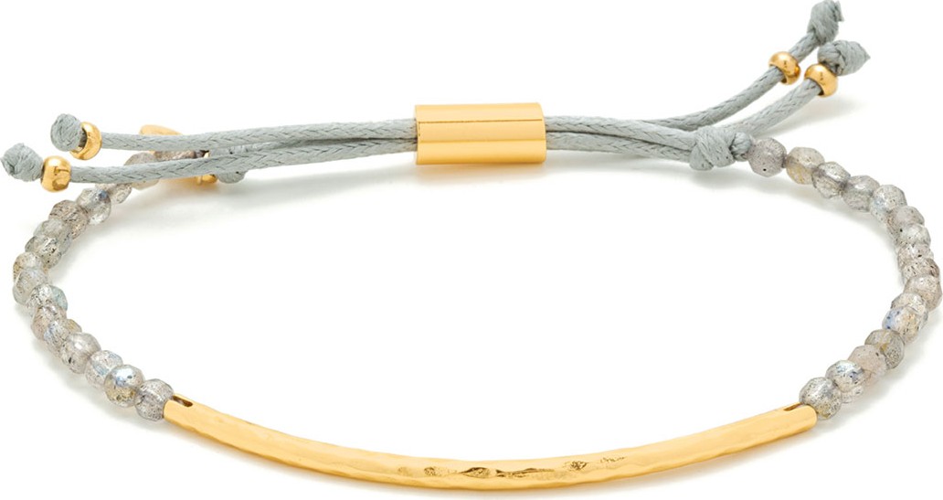 Gorjana Power Gemstone Labradorite Bracelet for Balance, Gold