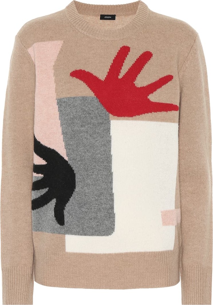 Joseph Intarsia wool sweater