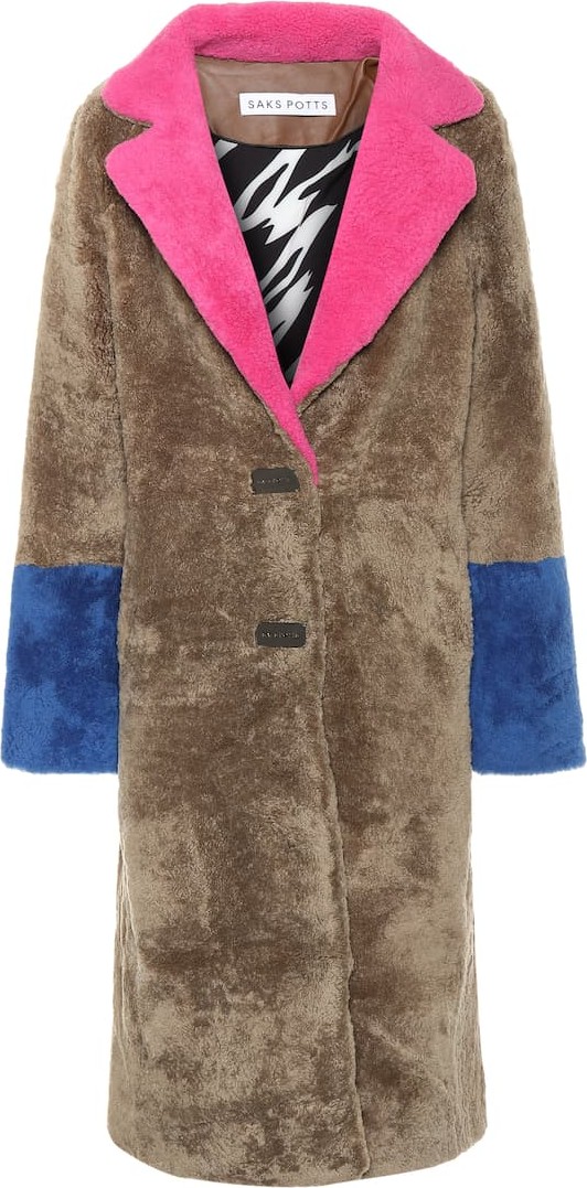 Saks Potts Febbe shearling coat