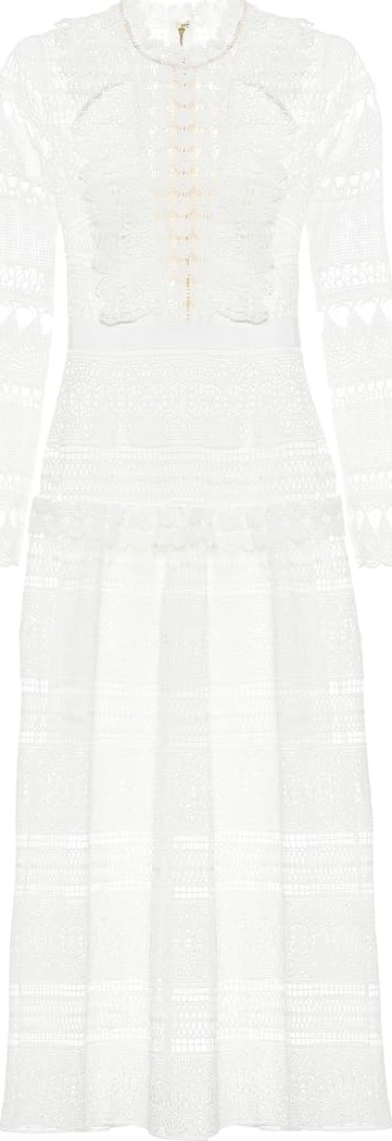 Self Portrait Lace midi dress