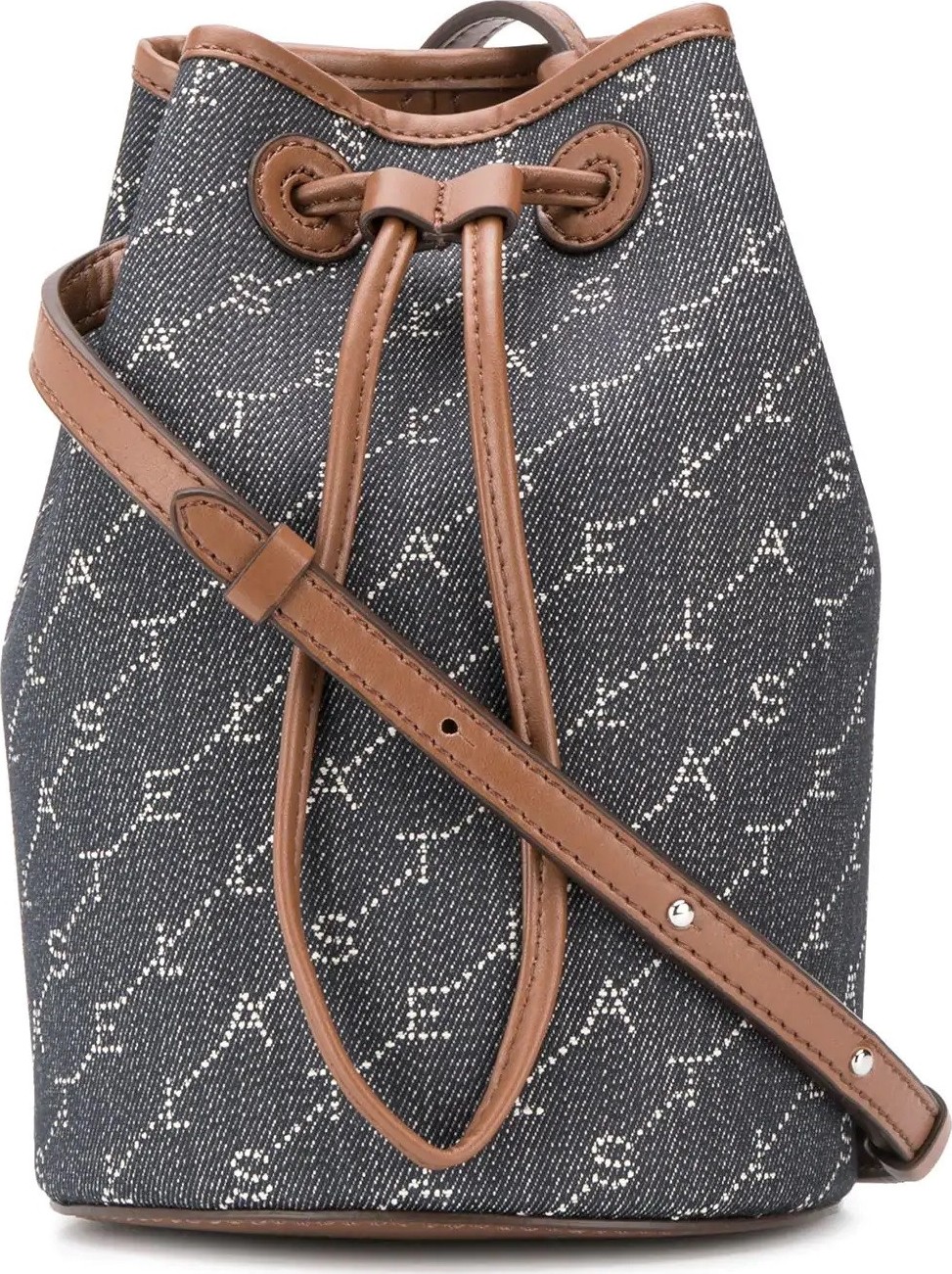 Stella McCartney mini monogram bucket bag