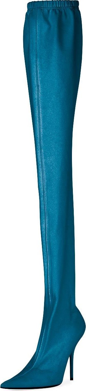 Balenciaga Jersey Crepe Over-the-Knee Boot