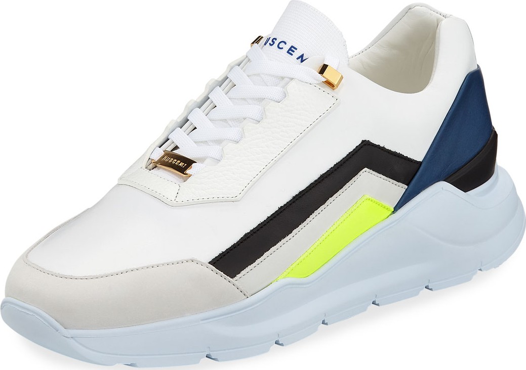 Buscemi Men's Strada Leather Trainer Sneakers