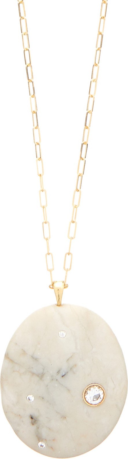 Cvc Stones Calming diamond & 18kt gold necklace
