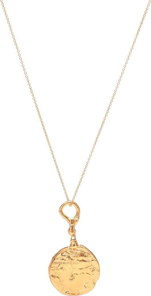 Alighieri The Wandering Muse 24kt gold-plated bronze necklace