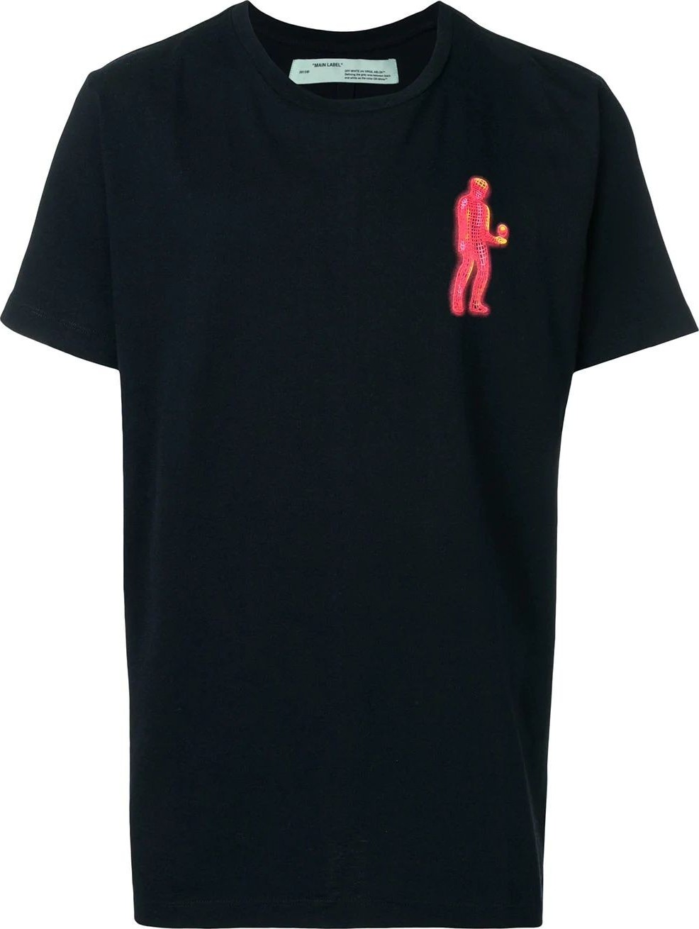 Off White hands and planet t-shirt