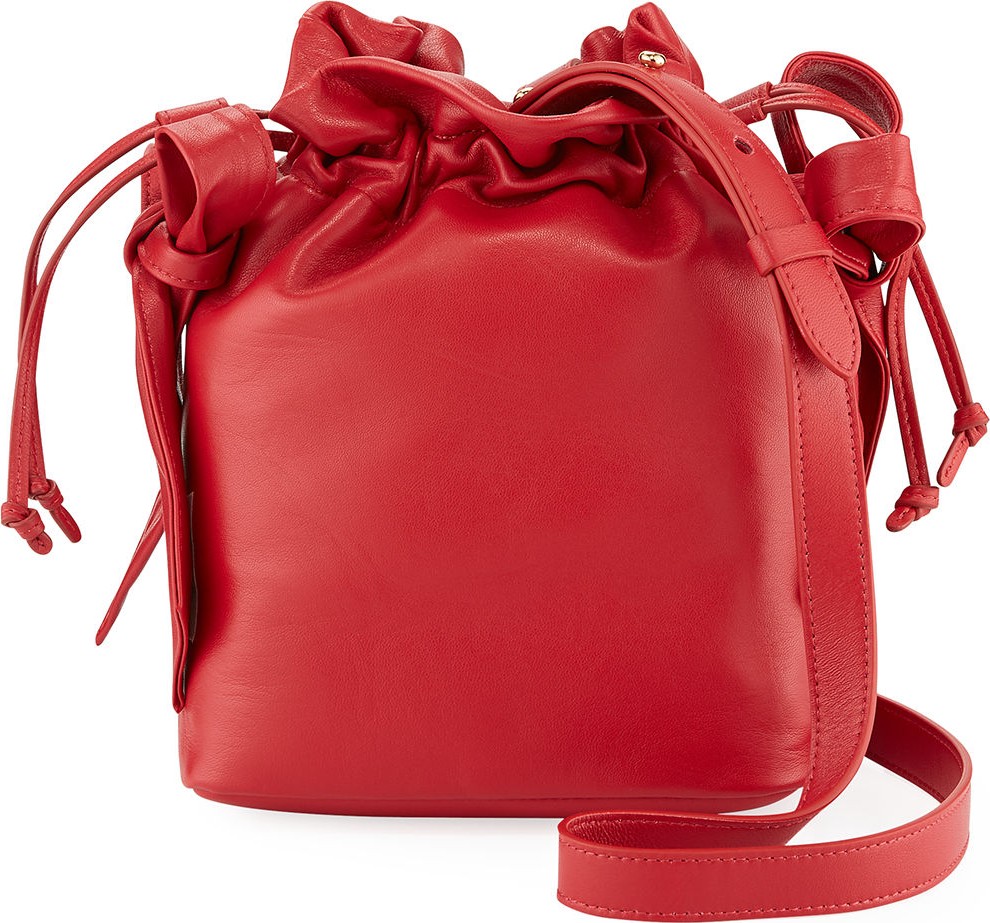 Simone Rocha Leather Bow Pouch Bag