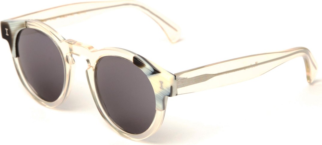 Illesteva Round Transparent Sunglasses