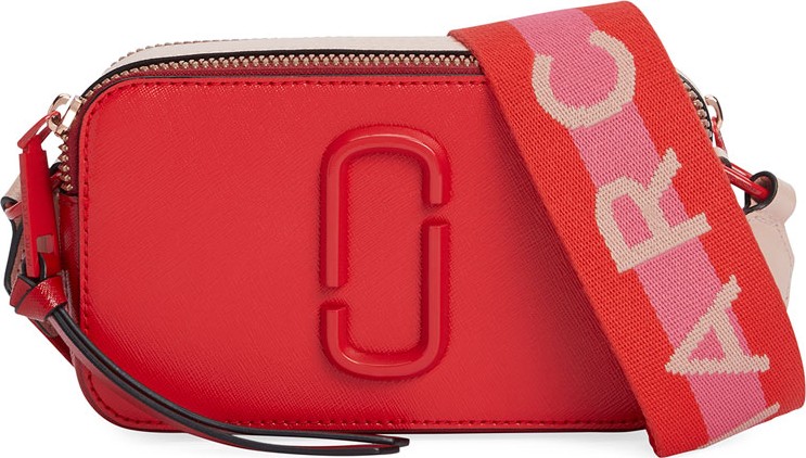 MARC JACOBS Snapshot Dual-Tone Leather Crossbody Camera Bag