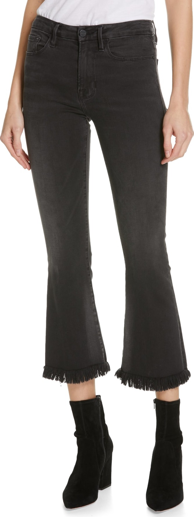 FRAME DENIM Le Crop Mini Boot Jeans