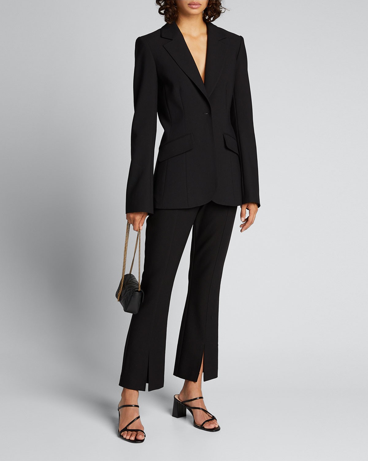 Cinq A Sept Kym Slit Pintuck Pants