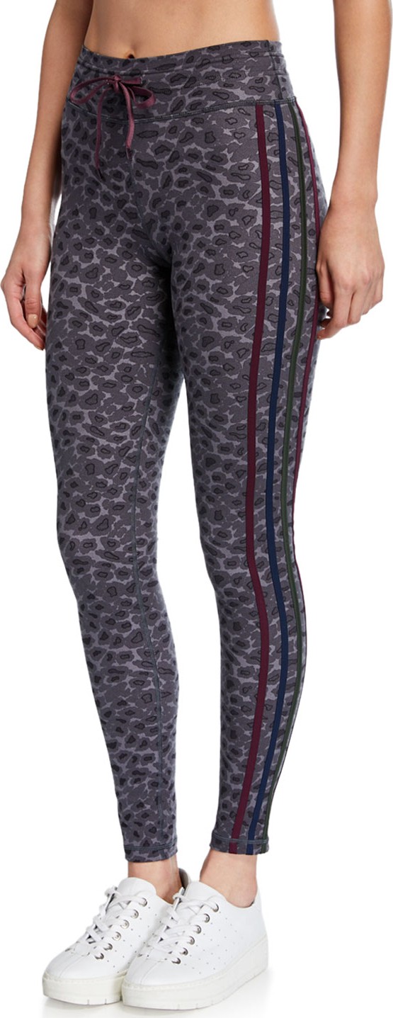 The Upside Snow Leopard Printed Yoga Pants
