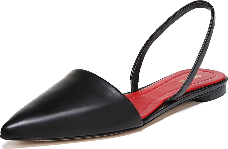 DIANE von FURSTENBERG Koko Slingback Ballet Flat, Black