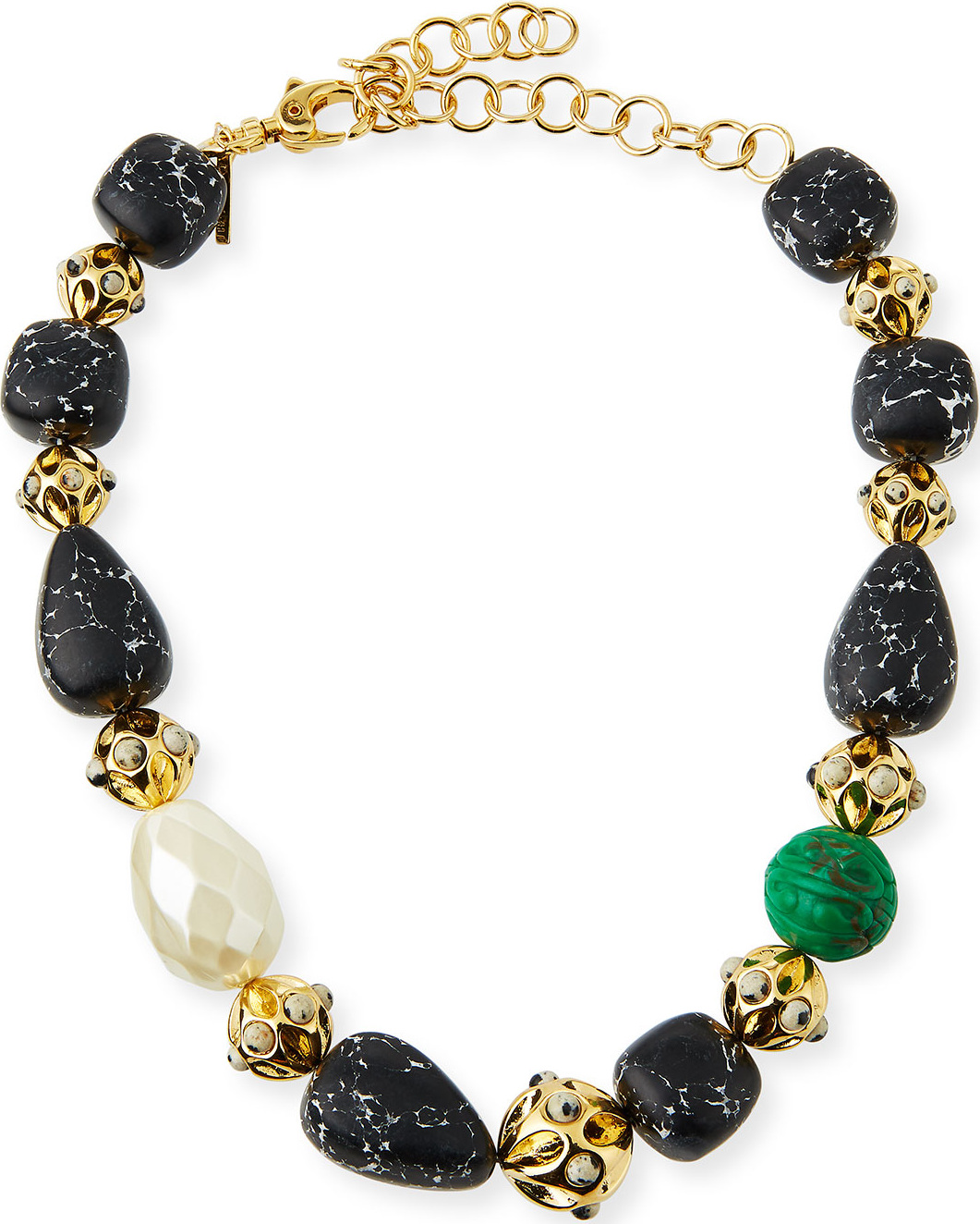 Lele Sadoughi Keepsake Stone Necklace