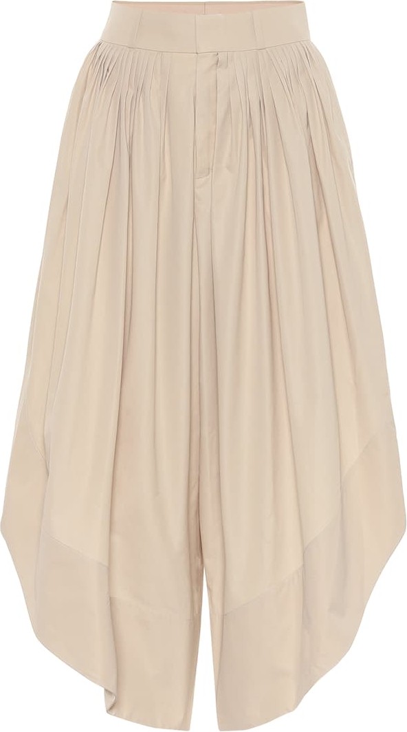 Chloe Cotton-poplin culottes