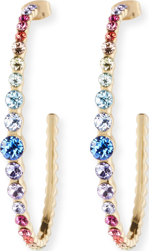 Lulu Frost Rainbow Hoop Earrings